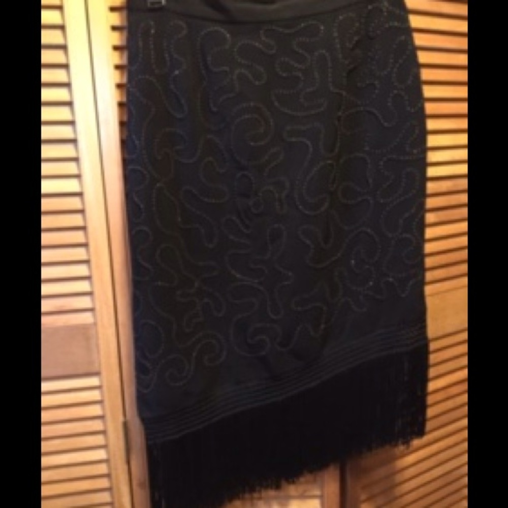 Psalm: CIV Black Asymmetrical Skirt